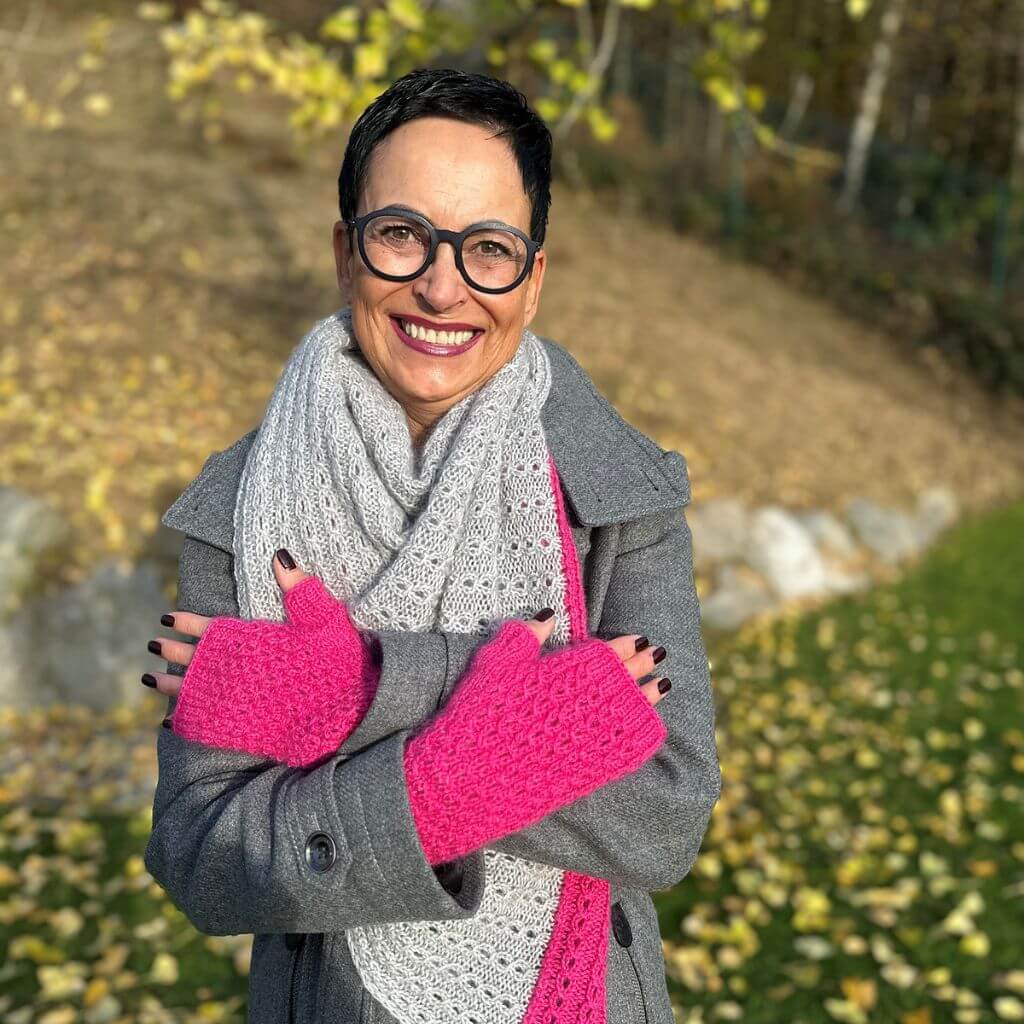 Kerstin Ritter Handstulpen Ros fingerless mittens Strickanleitung - Kerstin Ritter (PDF) Lieblingsgarn