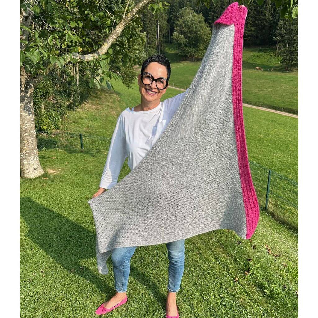 Kerstin Ritter Schal Ros V-Shawl Strickanleitung - Kerstin Ritter (PDF) Lieblingsgarn