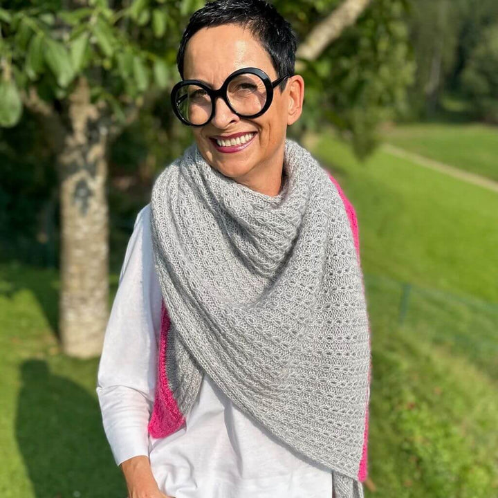 Kerstin Ritter Schal Ros V-Shawl Strickanleitung - Kerstin Ritter (PDF) Lieblingsgarn