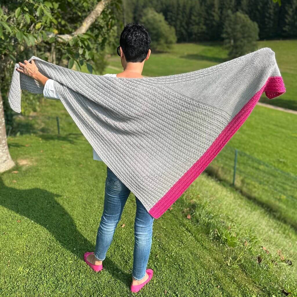 Kerstin Ritter Schal Ros V-Shawl Strickanleitung - Kerstin Ritter (PDF) Lieblingsgarn