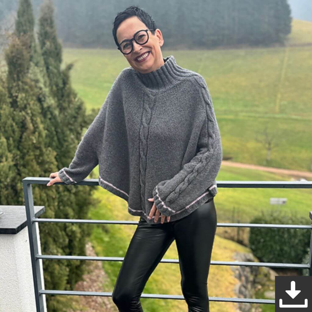 Kerstin Ritter Pattern Sansa Poncho Strickanleitung - Kerstin Ritter (PDF) Lieblingsgarn