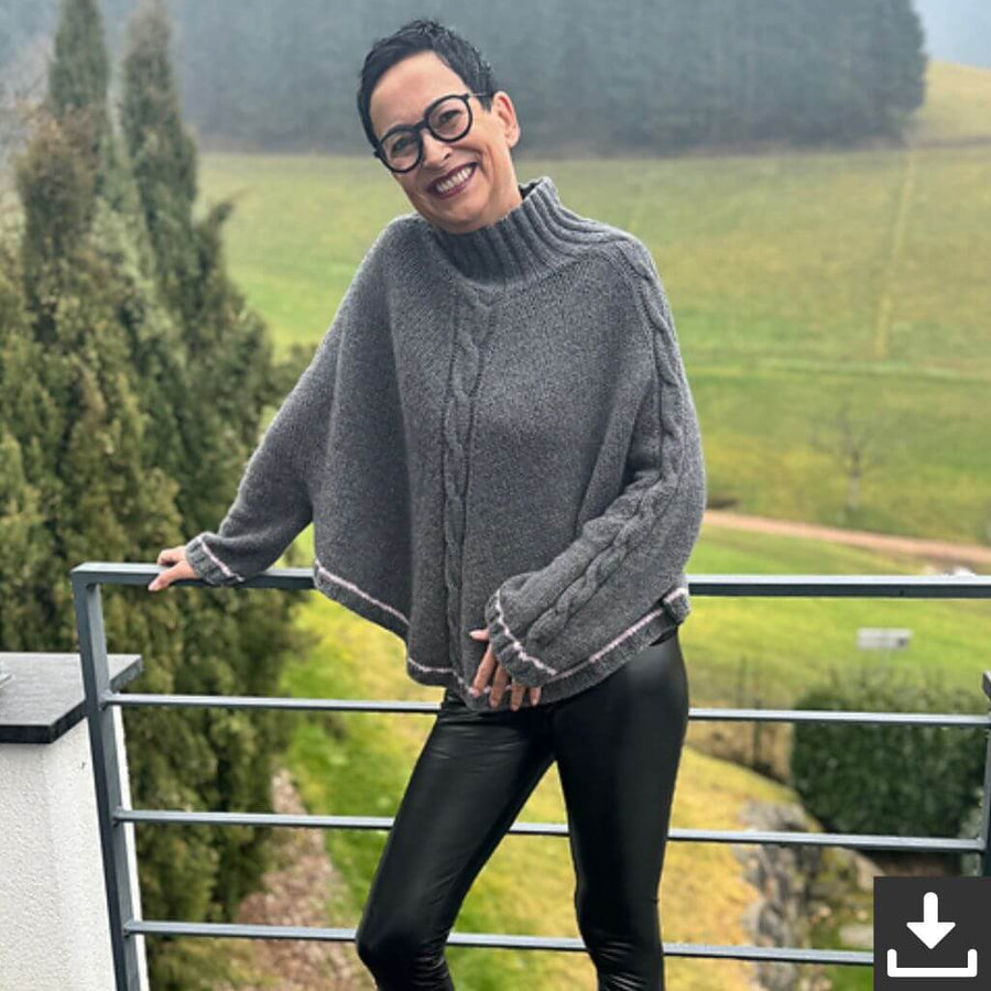 Kerstin Ritter Pattern Sansa Poncho Strickanleitung - Kerstin Ritter (PDF) Lieblingsgarn
