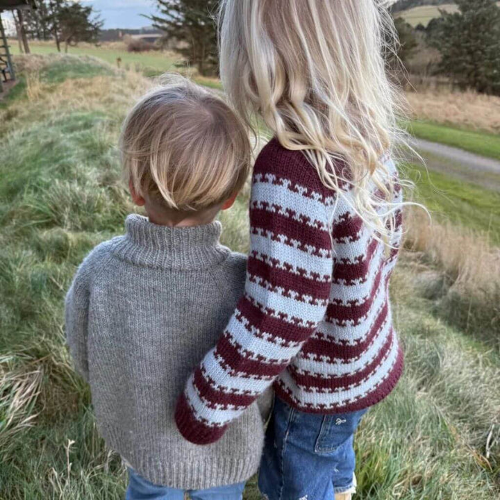 PetiteKnit Pattern Kinder Pullover Key Sweater Junior Strickanleitung - PetiteKnit (Heft) Lieblingsgarn