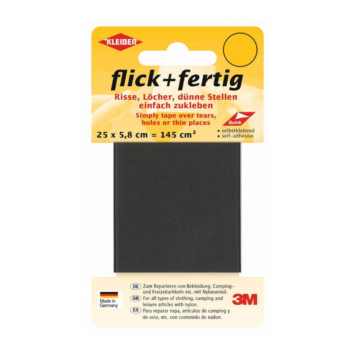Kleiber grau Kleiber flick + fertig selbstklebendes Reparaturband Lieblingsgarn