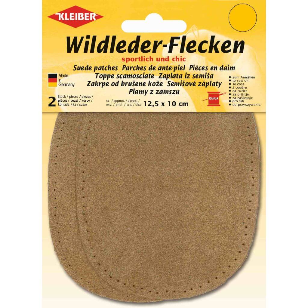 Kleiber Kleiber Wildleder-Flicken, Braun Lieblingsgarn