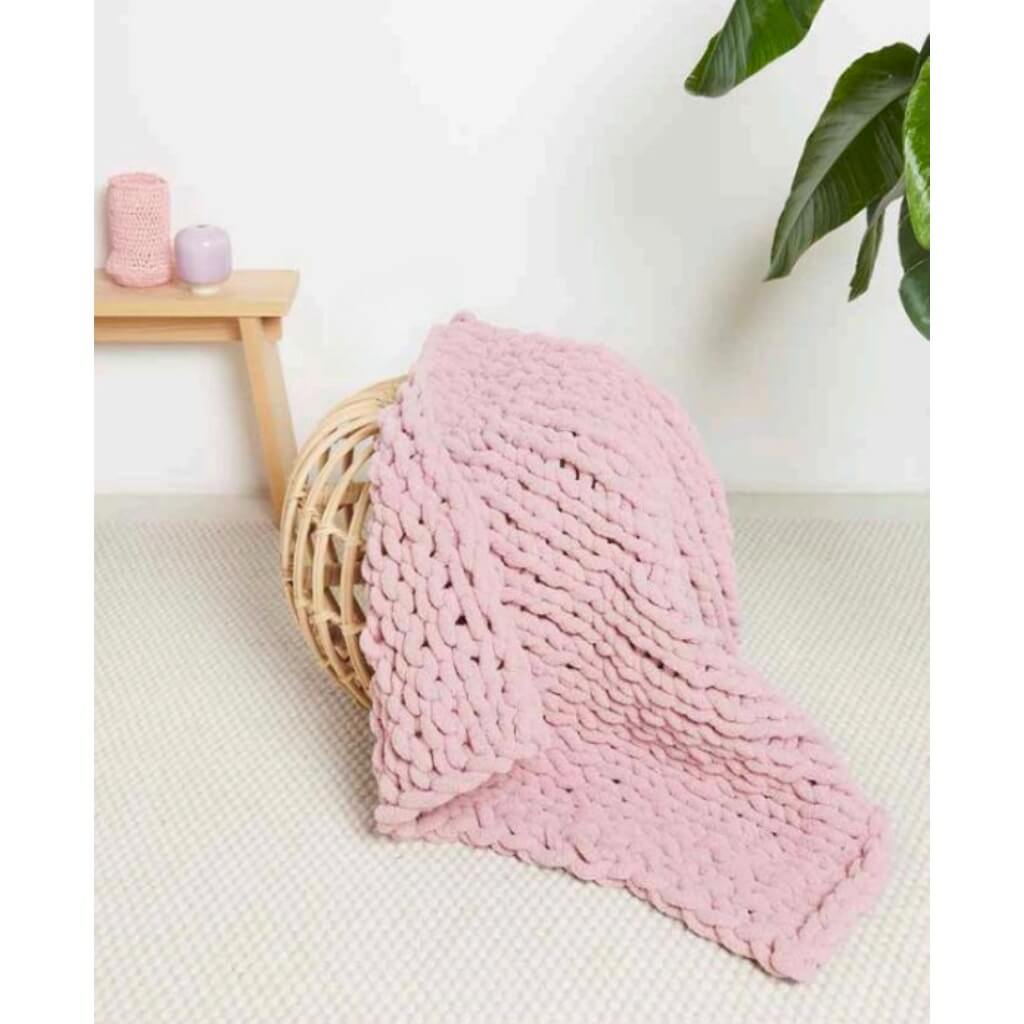 Rico Design Kleine Decke in XL-Maschenoptik Strickanleitung - Rico Design (Heft) Lieblingsgarn