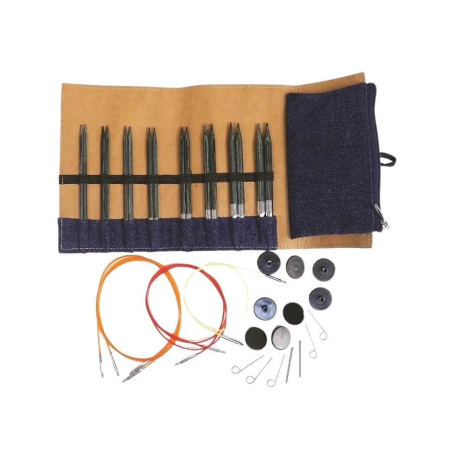 KnitPro Nadelspitzen-Set Indigo 128 mm bei bei bei bei bei bei bei Lieblingsgarn