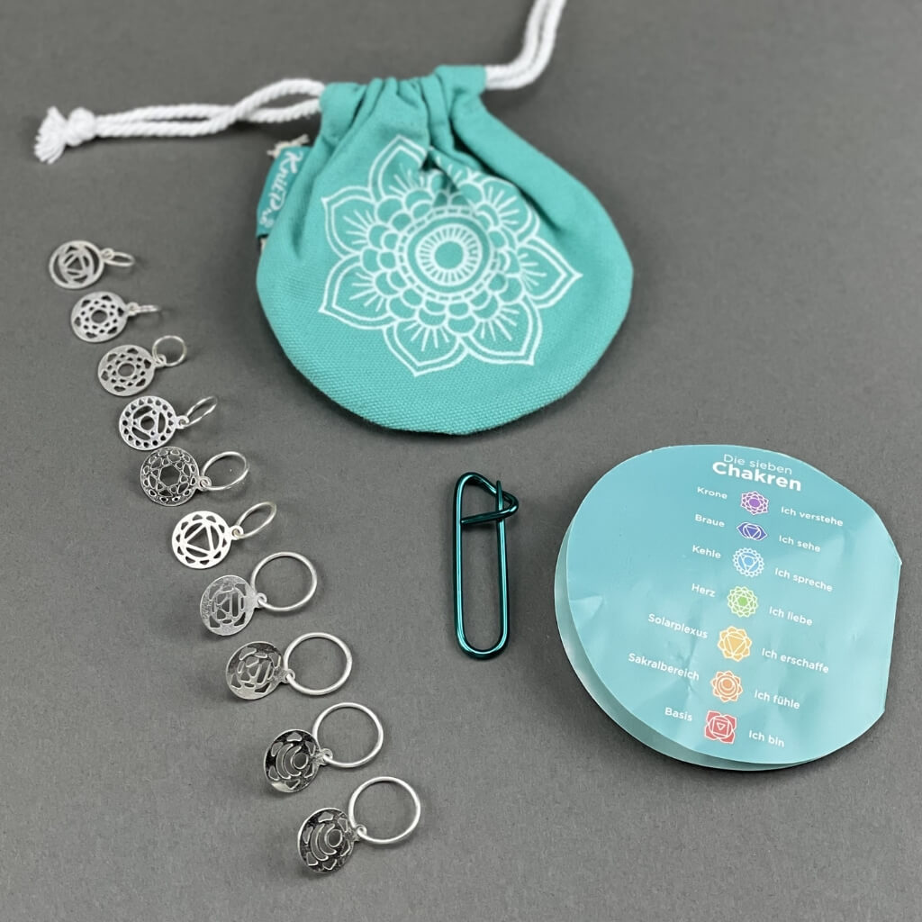 KnitPro KnitPro Mindful Chakra Maschenmarkierer 10 Stück Lieblingsgarn