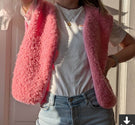 Knitmitjo Fluffy Fleece Vest Strickanleitung - Knitmitjo (PDF) Lieblingsgarn