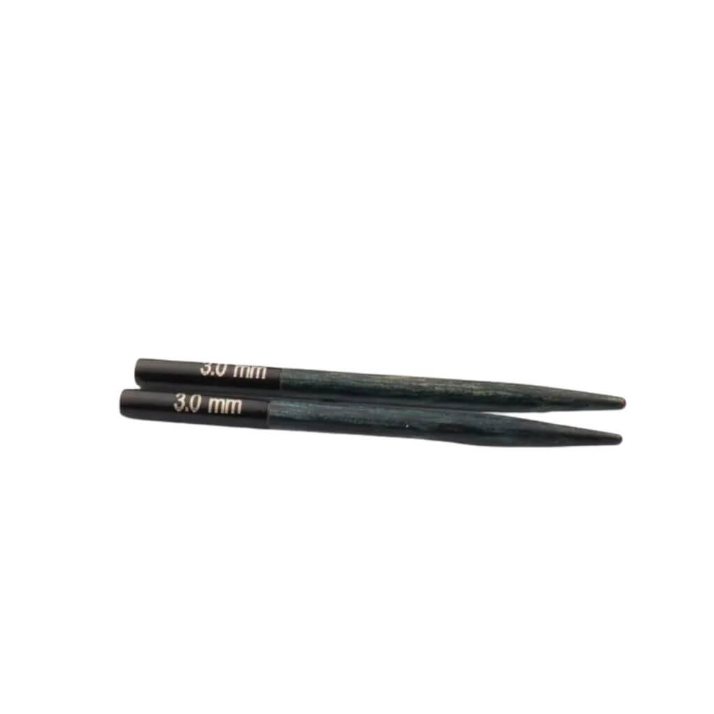 KnitPro KnitPro Mini austauschbare Nadelspitzen Indigo Holz Lieblingsgarn