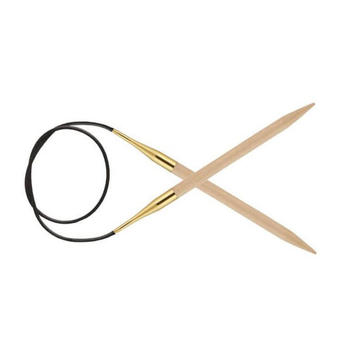 KnitPro 10 cm / 2,00 mm KnitPro Basix Birch Rundstricknadeln 100 cm - 150 cm Lieblingsgarn