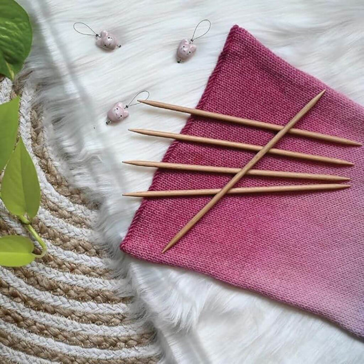 KnitPro KnitPro Basix Beech Strumpfstricknadeln Lieblingsgarn