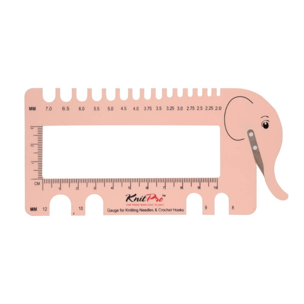 KnitPro KnitPro Nadelmaß Elefant rosa Lieblingsgarn