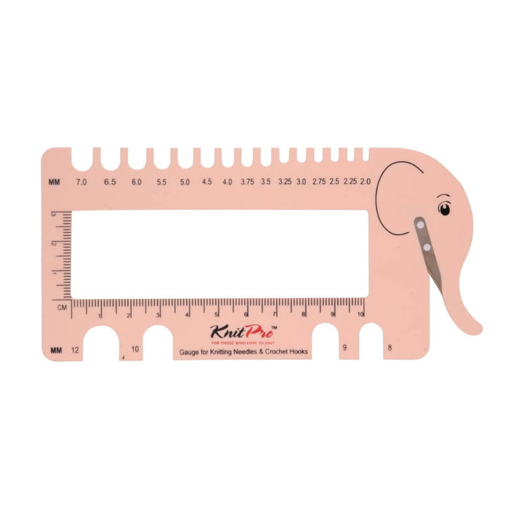 KnitPro KnitPro Nadelmaß Elefant rosa Lieblingsgarn