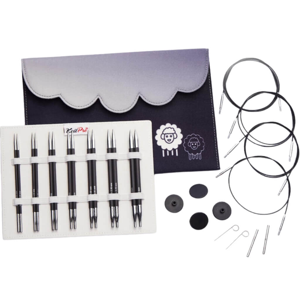 KnitPro KnitPro Karbonz Midi Nadelspitzen Set Lieblingsgarn