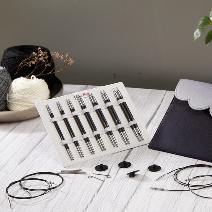 KnitPro KnitPro Karbonz Midi Nadelspitzen Set Lieblingsgarn
