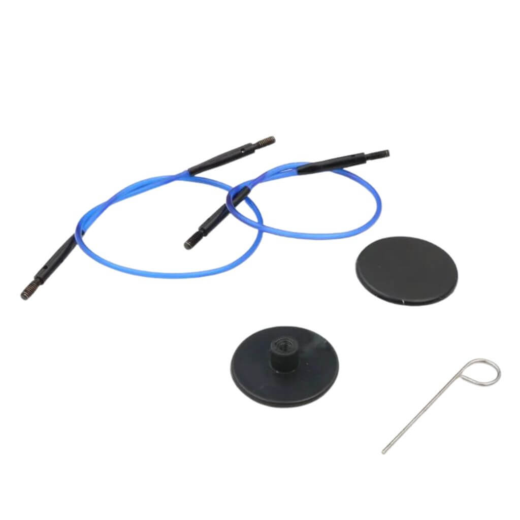 KnitPro KnitPro Seil Set für Mini austauschbare Nadeln Indigo Denim 13 + 17 Lieblingsgarn