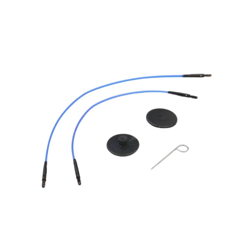 KnitPro KnitPro Seil Set für Mini austauschbare Nadeln Indigo Denim 13 + 17 Lieblingsgarn