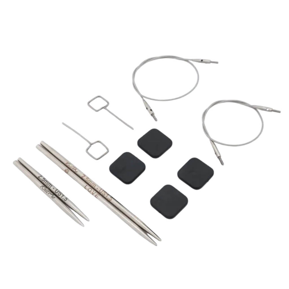 KnitPro Mindful Petite Combo Set, Farbe 2,5 – Metall bei Lieblingsgarn