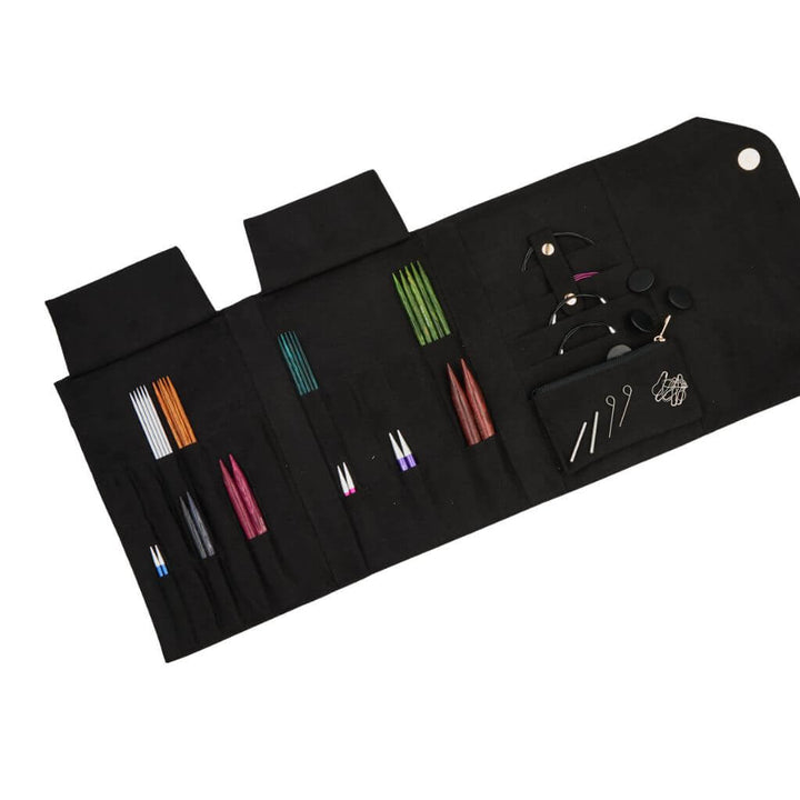 KnitPro KnitPro Nadeltasche für diverse Nadeln schwarz Lieblingsgarn