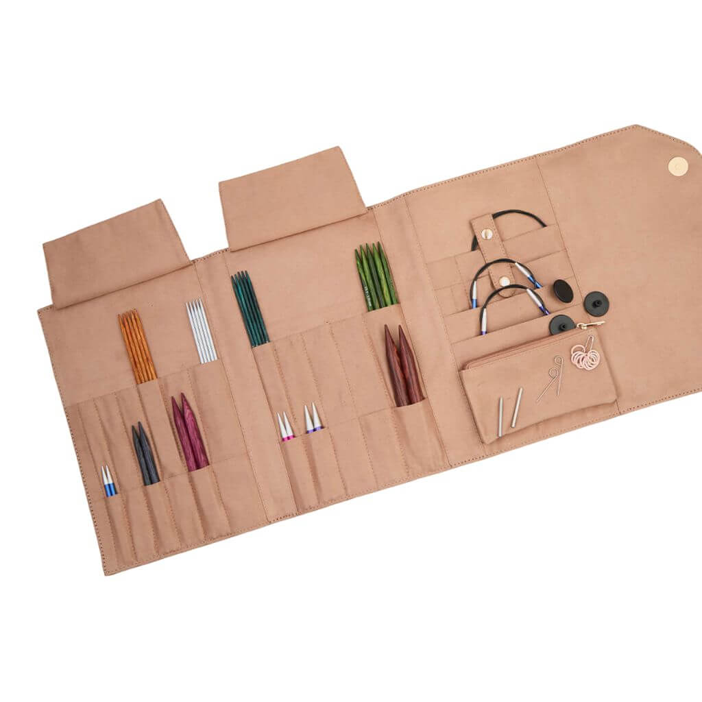 KnitPro KnitPro Nadeltasche für diverse Nadeln beige Lieblingsgarn