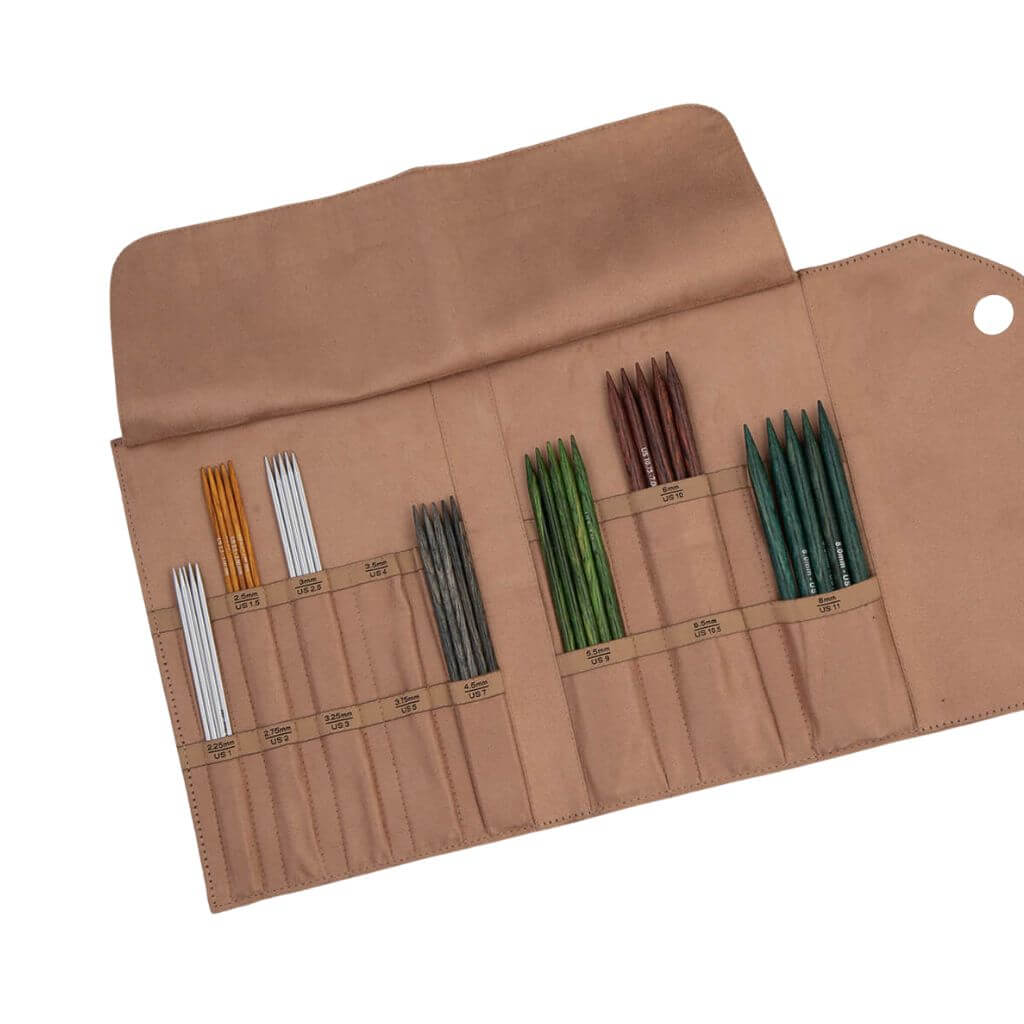KnitPro KnitPro Nadeltasche für Nadelspiele Beige Lieblingsgarn