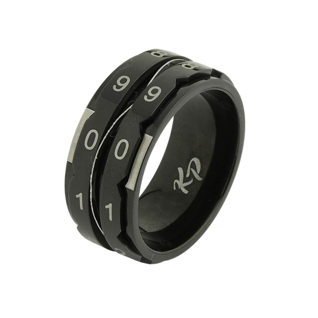 KnitPro 8 - 18,2mm KnitPro Reihenzählerring schwarz Lieblingsgarn