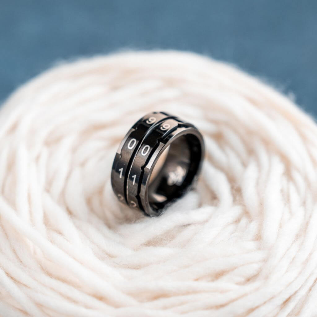 KnitPro KnitPro Reihenzählerring schwarz Lieblingsgarn
