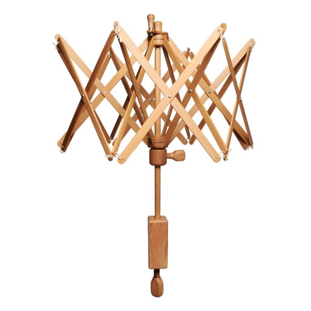 KnitPro KnitPro Natural Schirmhaspel mit Halterung Lieblingsgarn