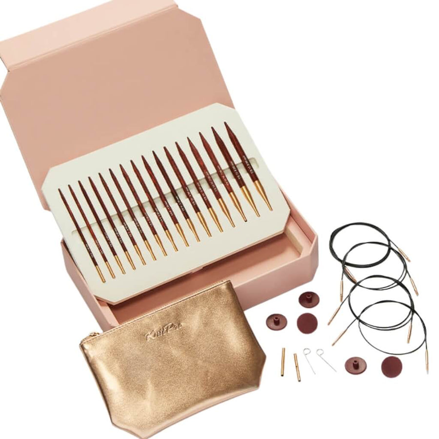 KnitPro Symfonie Rose Rundstricknadelspitzen Deluxe Set bei bei bei bei bei bei bei bei bei bei bei bei bei Lieblingsgarn