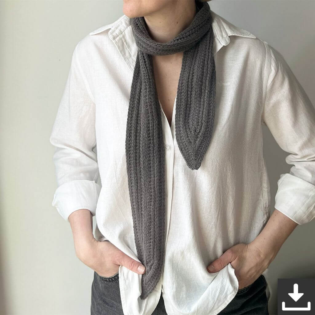 Knitting For Else Pattern Schal Pari Scarf Strickanleitung - Knitting for Else (PDF) Lieblingsgarn