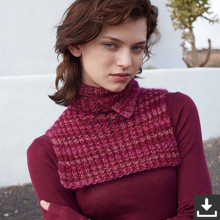 Lang Yarns Pattern Schalkragen Shimmering Pearl Strickanleitung - Lang Yarns (PDF) Lieblingsgarn