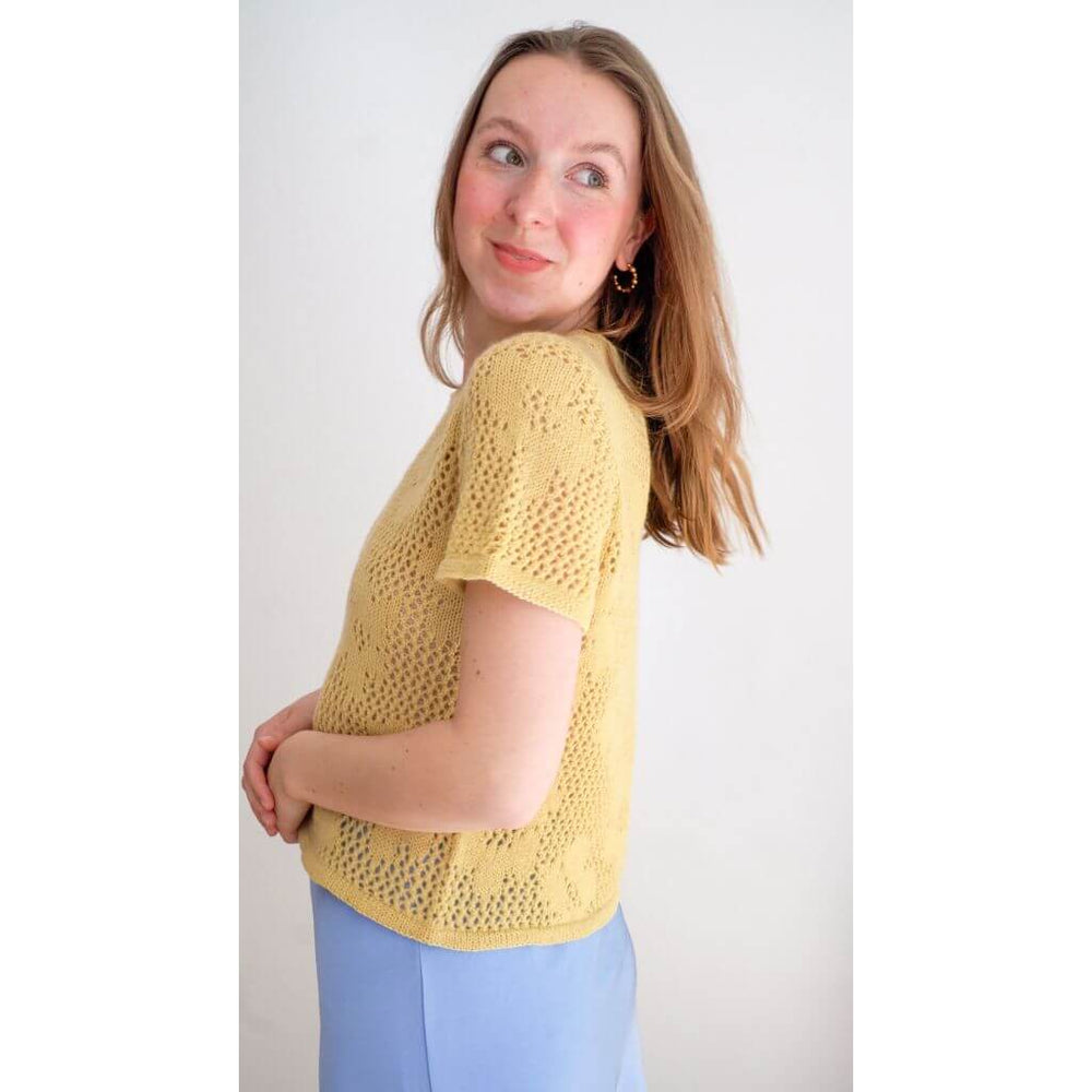 Kreativictoria Pattern In Bloom Tee Strickanleitung - Kreativictoria (PDF) Lieblingsgarn