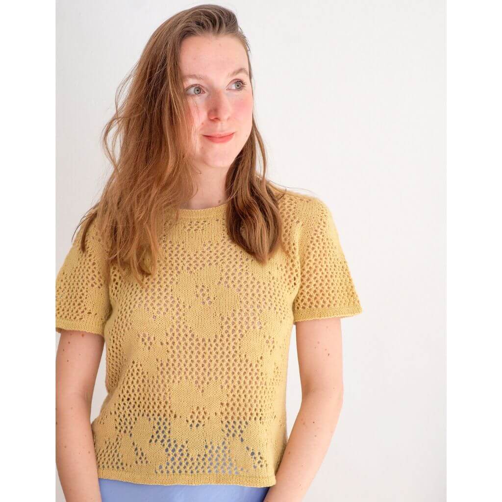 Kreativictoria Pattern In Bloom Tee Strickanleitung - Kreativictoria (PDF) bei bei bei bei bei bei bei bei bei Lieblingsgarn