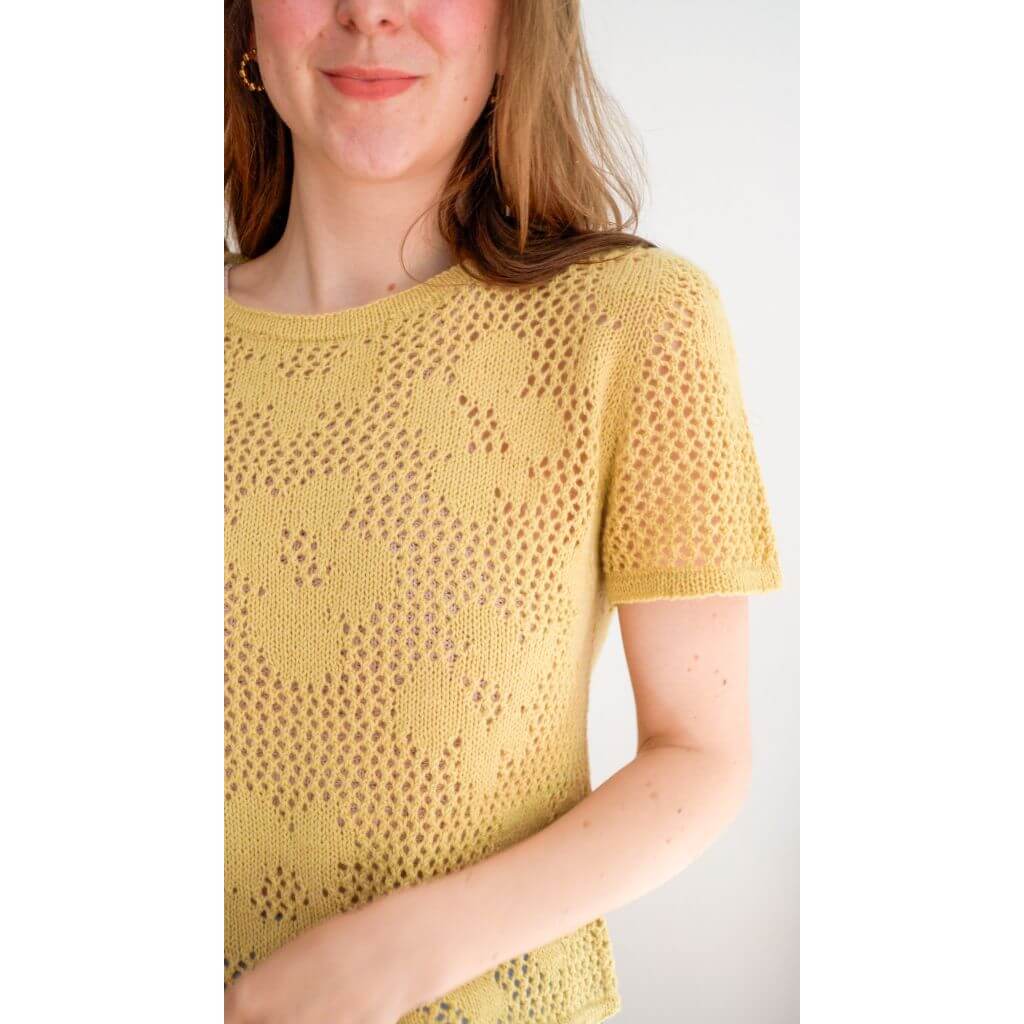 Kreativictoria Pattern In Bloom Tee Strickanleitung - Kreativictoria (PDF) bei bei bei bei bei bei bei bei bei Lieblingsgarn