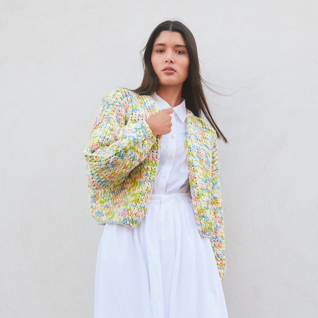 Lana Grossa Pattern Kurzer Cardigan Strickanleitung - Lana Grossa (PDF) Lieblingsgarn