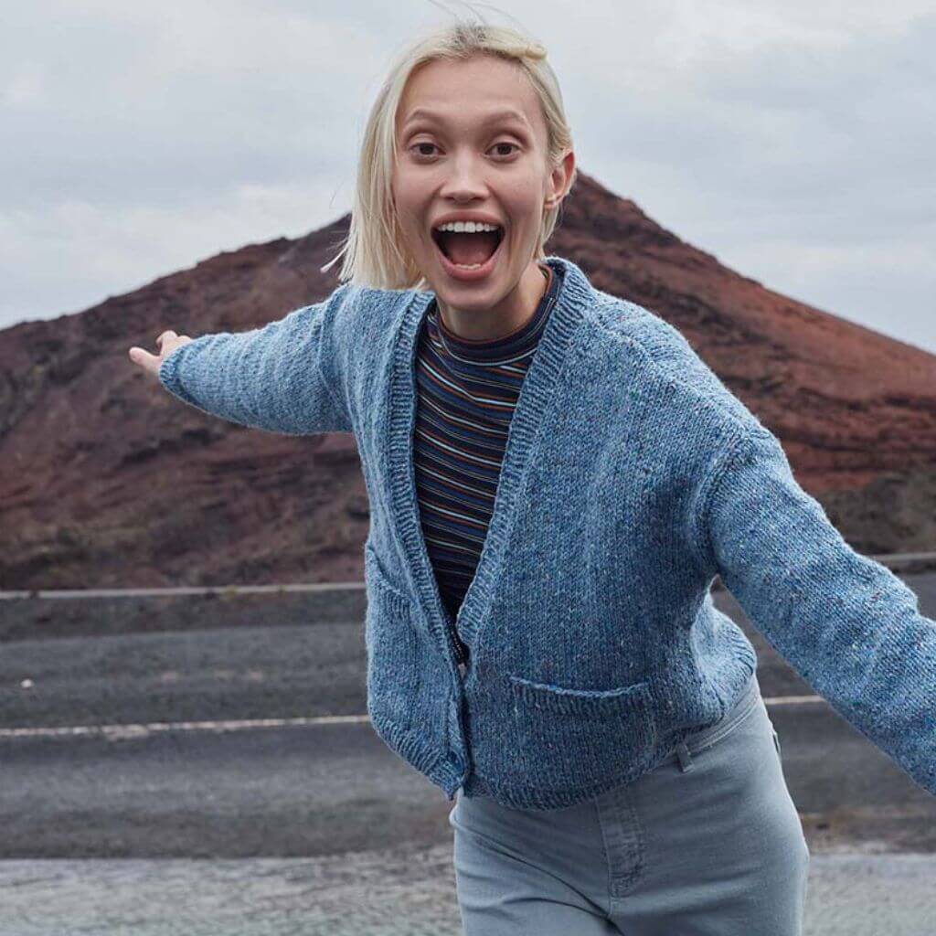 Lang Yarns Pattern Kurzer Cardigan Strickanleitung - Lang Yarns (PDF) Lieblingsgarn