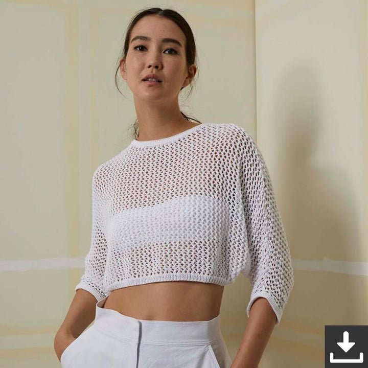 Lang Yarns Pattern Transparenter Pullover Strickanleitung - Lang Yarns (PDF) Lieblingsgarn