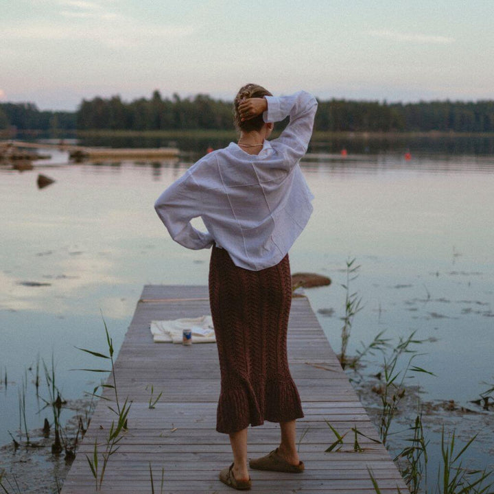 Seashore Skirt Strickanleitung - Kutovakika (PDF, englisch)