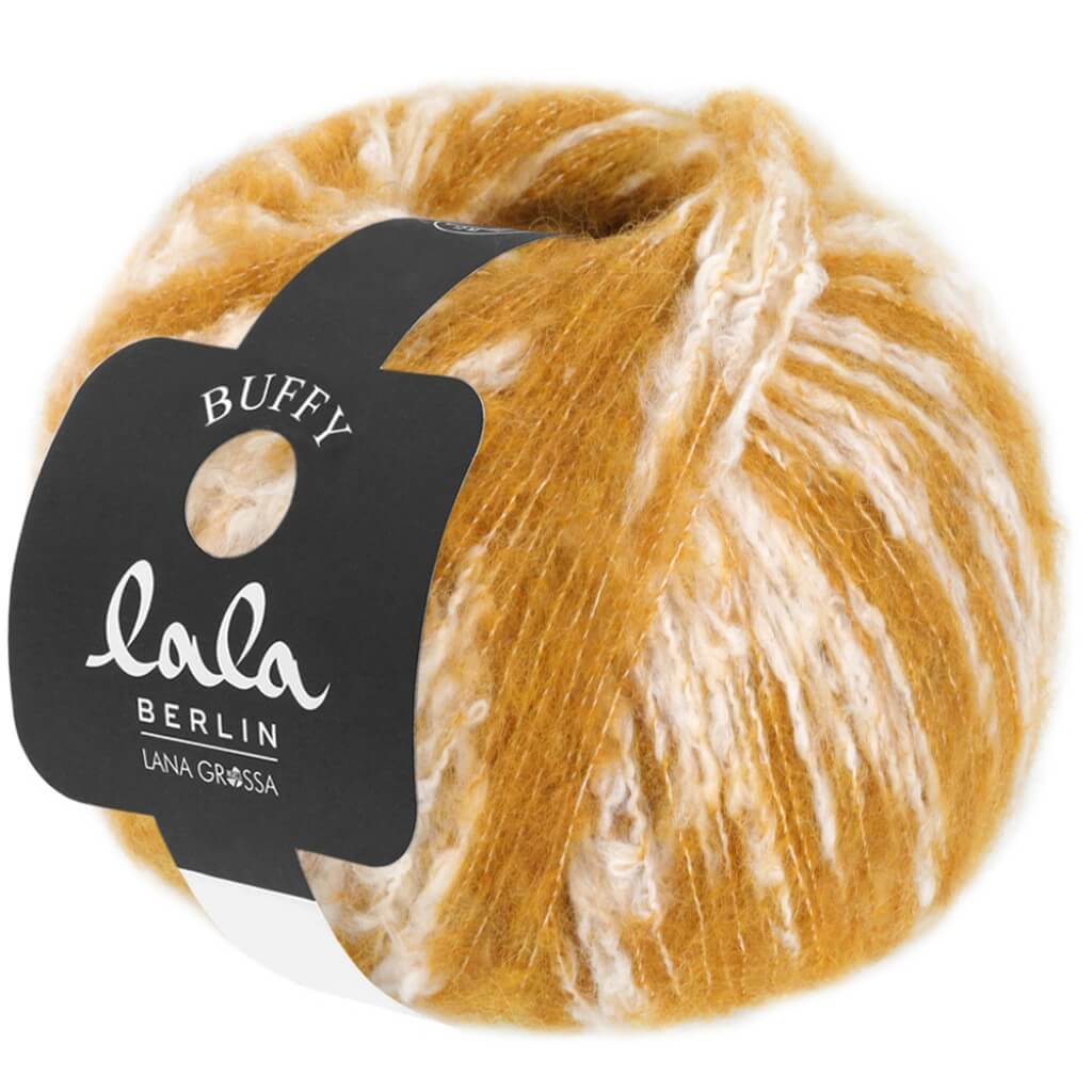 Lana Grossa 8 - Honiggelb/Rohweiß Lana Grossa Lala Berlin Buffy Lieblingsgarn