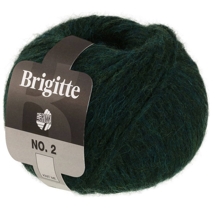 Lana Grossa 73 - Schwarzgrün Lana Grossa Brigitte No. 2 50 g Lieblingsgarn