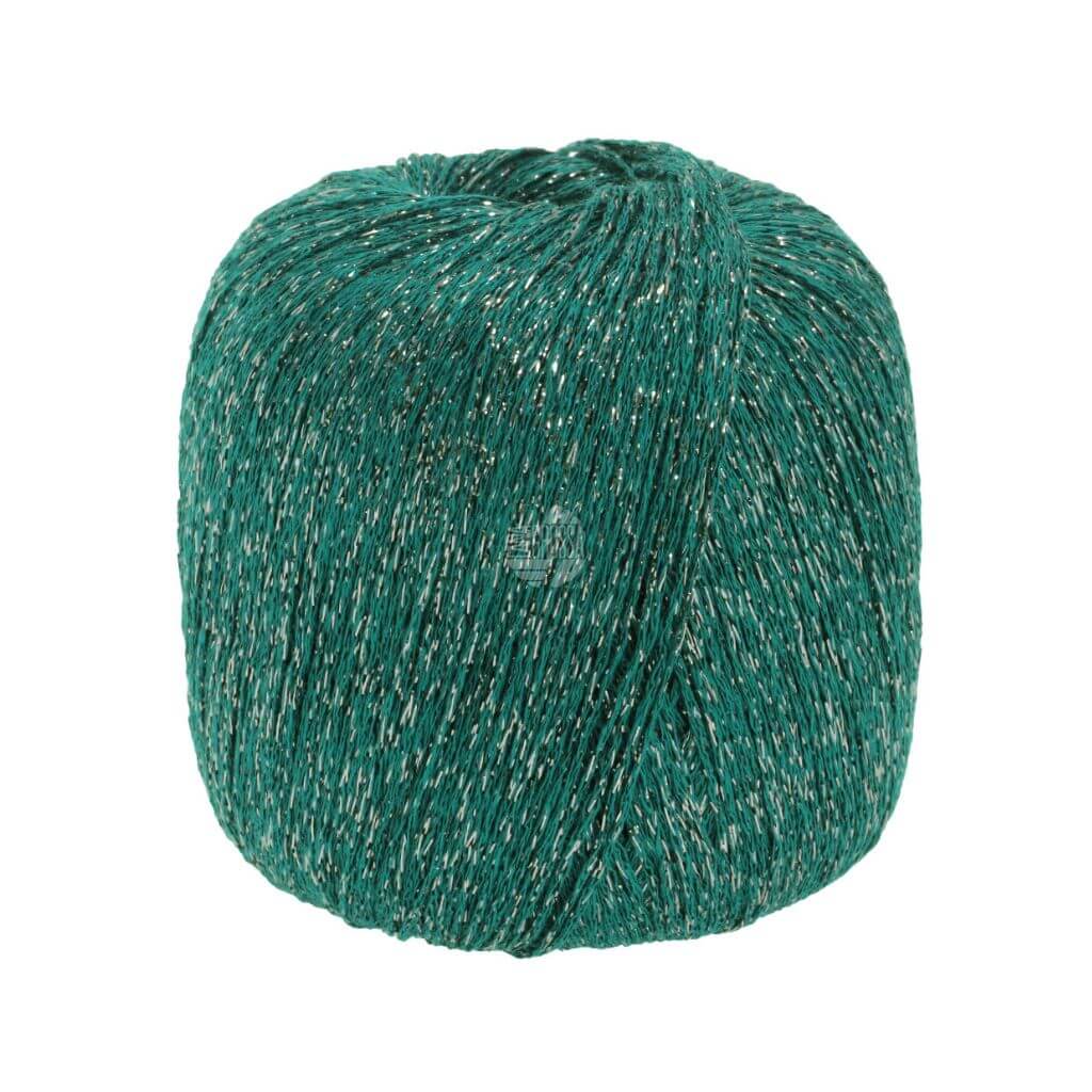 Lana Grossa 41 - Petrol/Silber Lana Grossa Brillino Lieblingsgarn