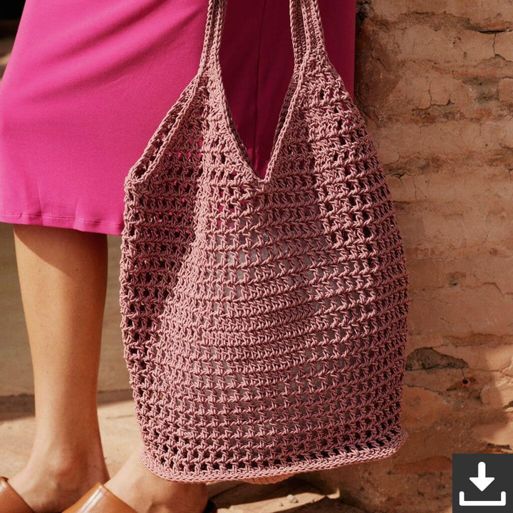 Lana Grossa Pattern Netztasche Häkelanleitung - Lana Grossa (PDF) Lieblingsgarn