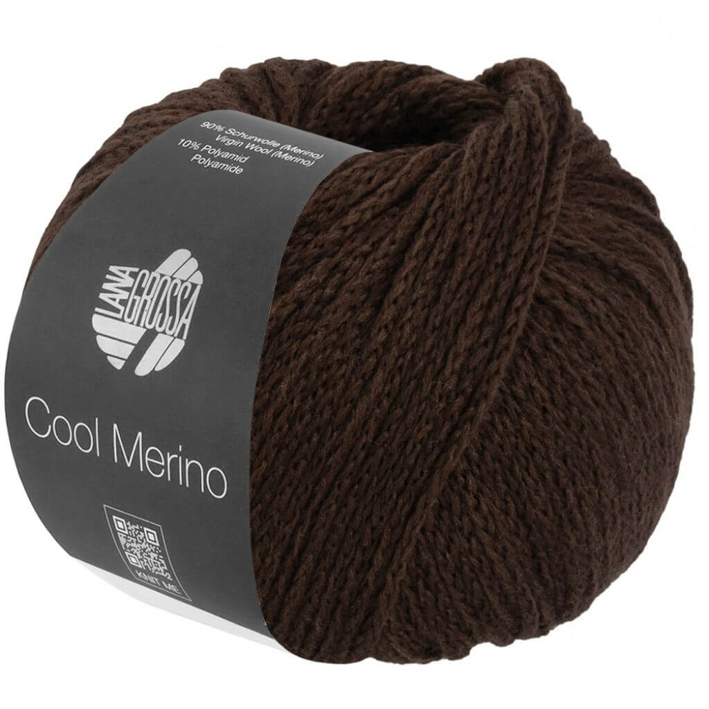 Lana Grossa 44 - dunkles Graubraun Lana Grossa Cool Merino Lieblingsgarn