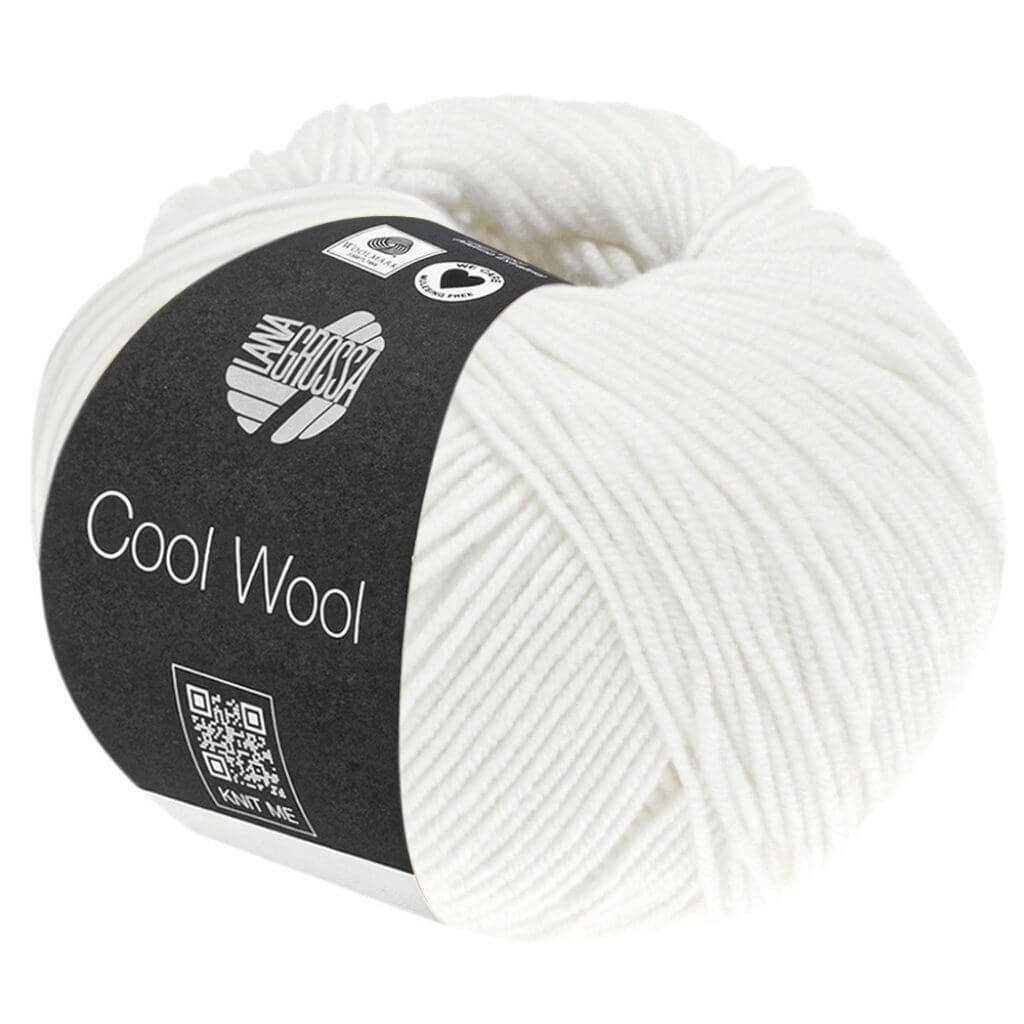 Lana Grossa 0431 - Weiß Lana Grossa Cool Wool 50g Lieblingsgarn