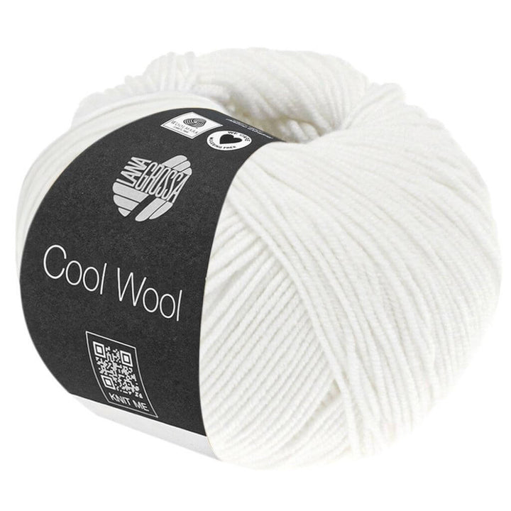 Lana Grossa 0431 - Weiß Lana Grossa Cool Wool 50g Lieblingsgarn