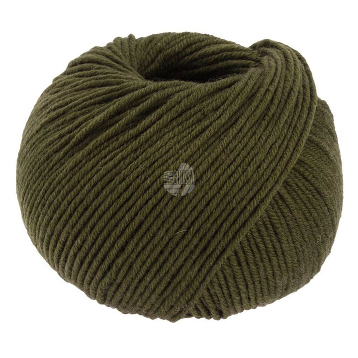 Lana Grossa 1005 - Dunkeloliv Lana Grossa Cool Wool Big 50g Lieblingsgarn