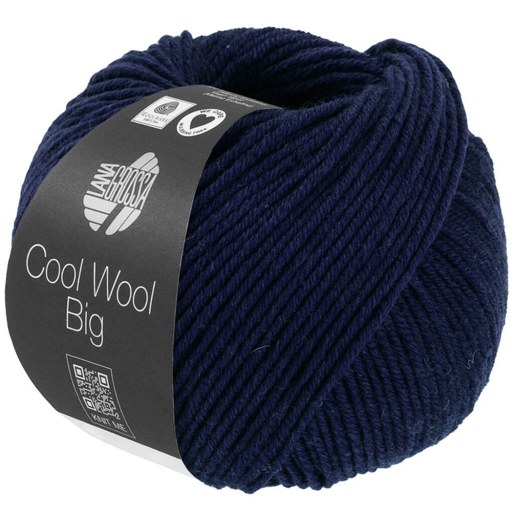 Lana Grossa 1694 - Nachtblau meliert Lana Grossa Cool Wool Big 50g Lieblingsgarn