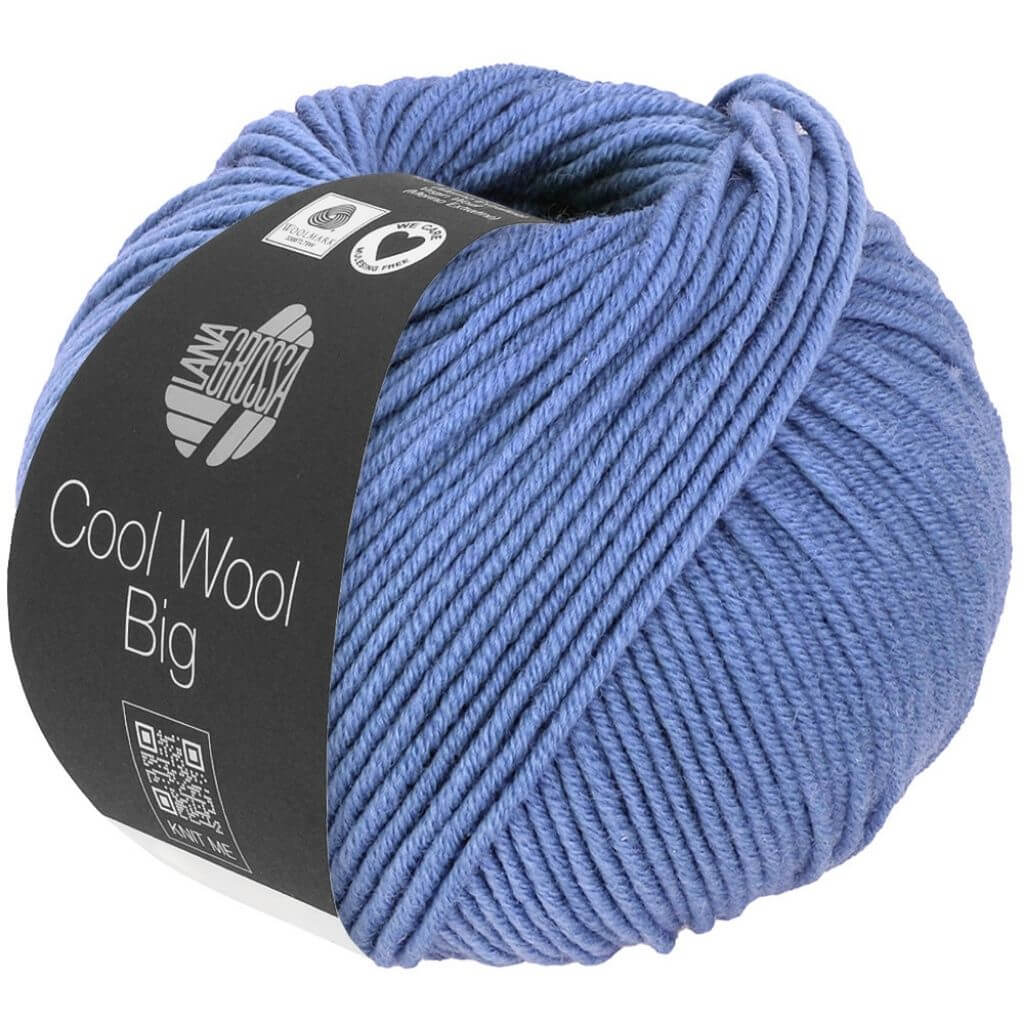 Lana Grossa 1024 - Topasblau Lana Grossa Cool Wool Big 50g Lieblingsgarn