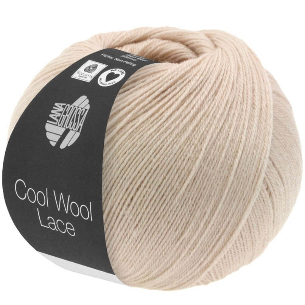 Lana Grossa 13 - Grège Lana Grossa Cool Wool Lace Lieblingsgarn